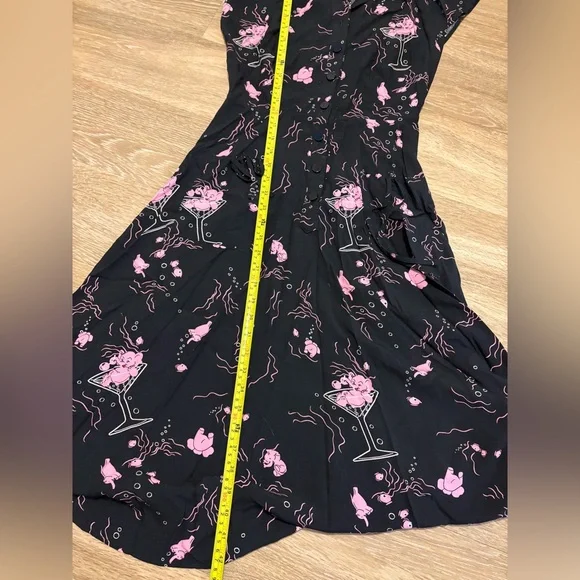 Collectif Liza Tipsy Elephants Swing Dress - Picture 9 of 12